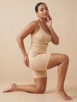 stretchable high waisted body shaper